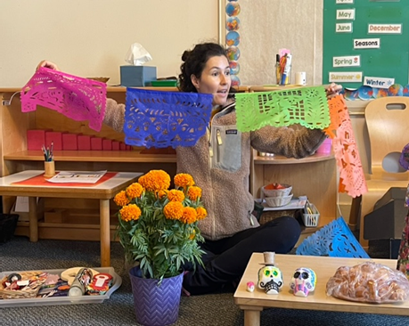 Montessori Preschool sharing culture dia de los muertos 1