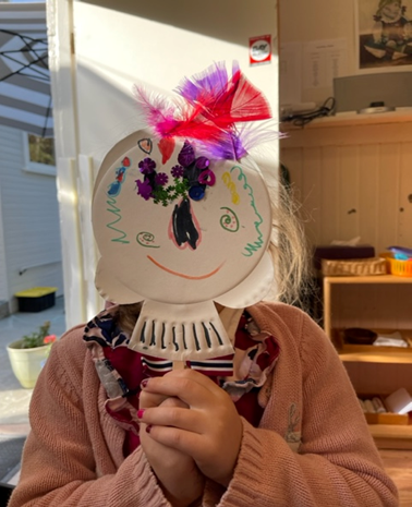 Montessori Preschool sharing culture dia de los muertos 2